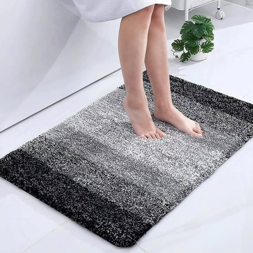 Plush Bathroom Rug Non-Slip Bath Mat