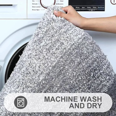 Plush Bathroom Rug Non-Slip Bath Mat