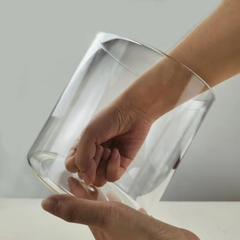 Airtight borosilicate glass storage jars