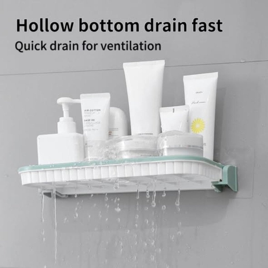 Punch Free Foldable Bathroom Organizer