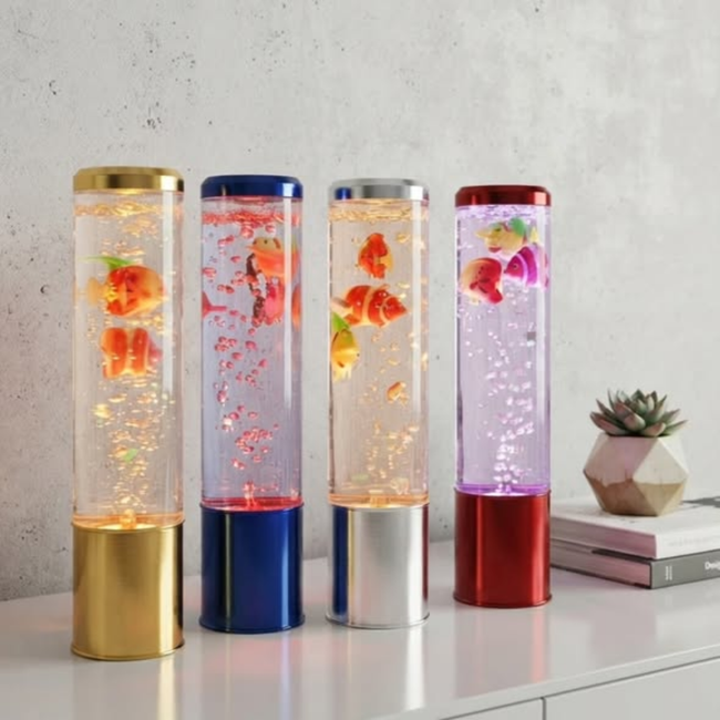LED Water Bubble Aquarium Fish Tank