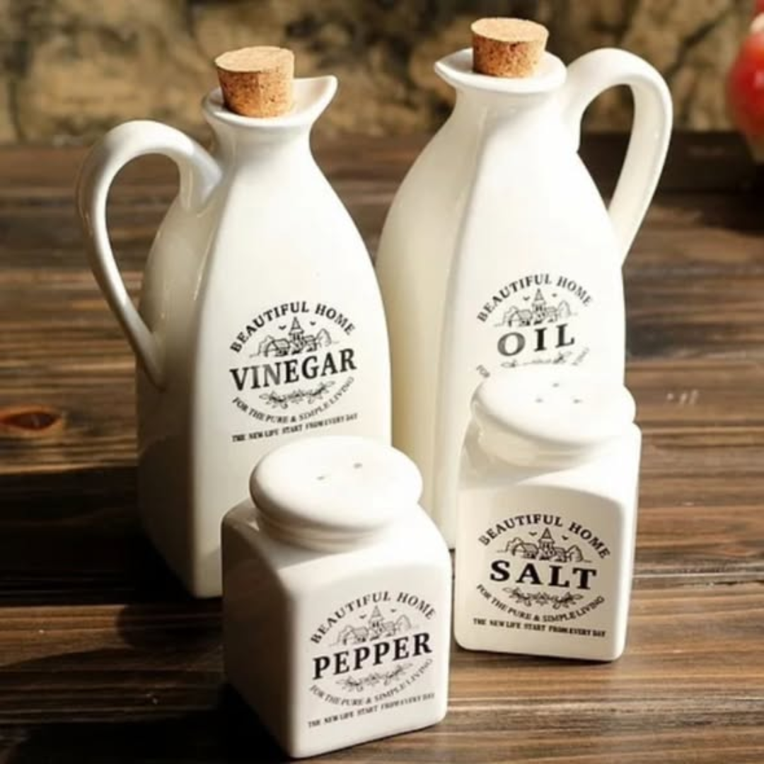 4in1 Cruet Jar Set