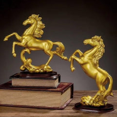 Gold decor horse
