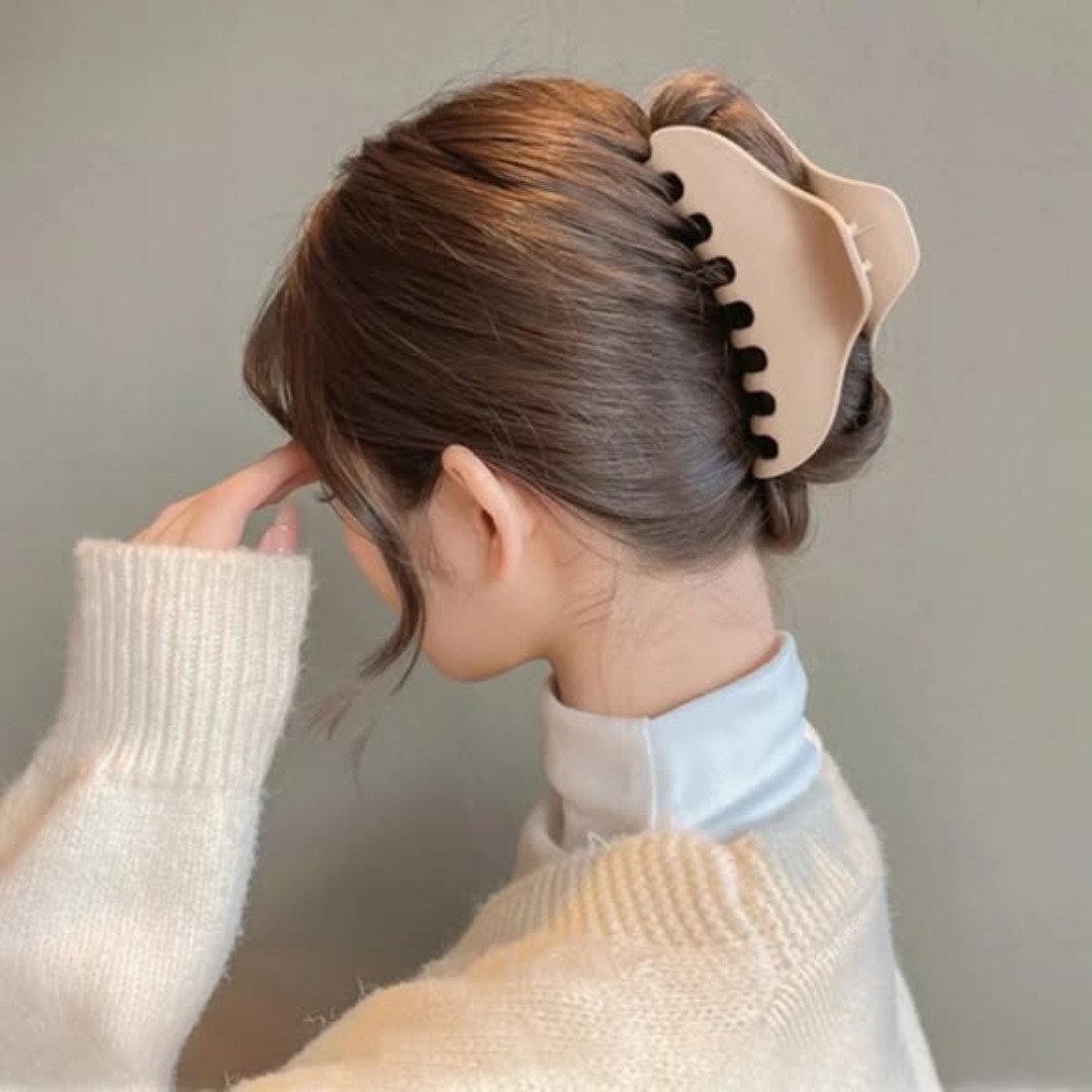 10-piece geometric flower hair claw set