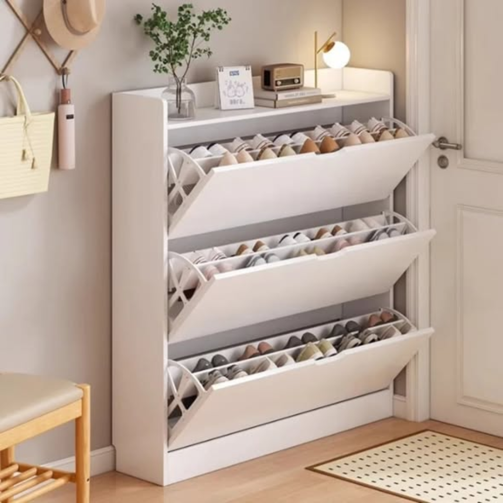 Bucket Flip Shoe Rack