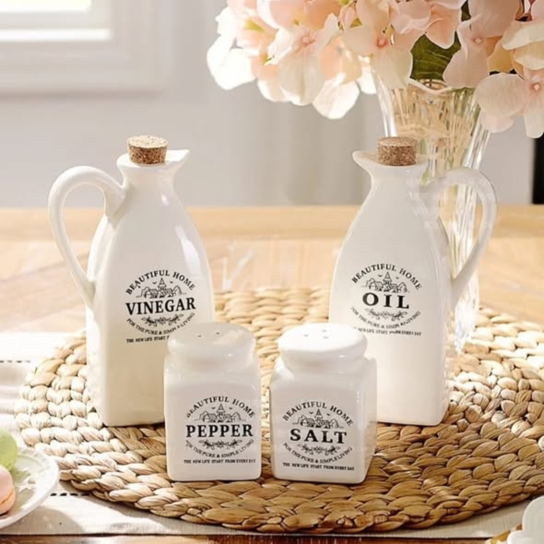4in1 Cruet Jar Set