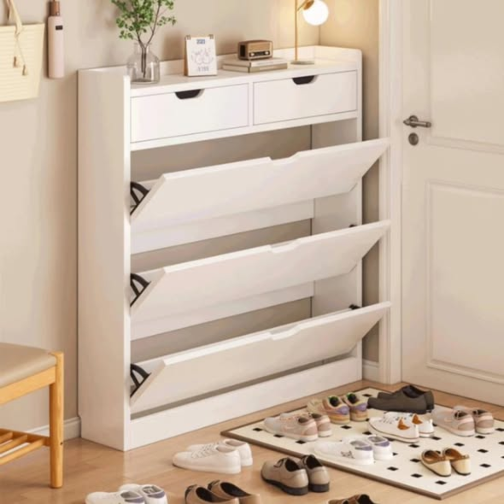 Bucket Flip Shoe Rack