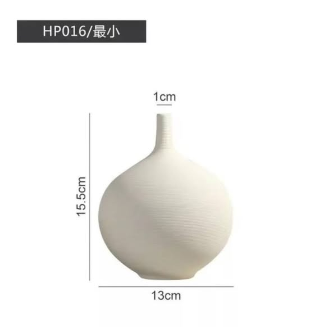 Round Shape Porcelain Flower Vase