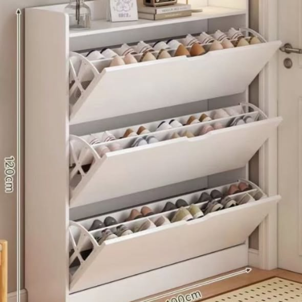 Bucket Flip Shoe Rack