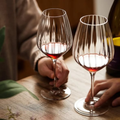 Crystal goblet wine glass