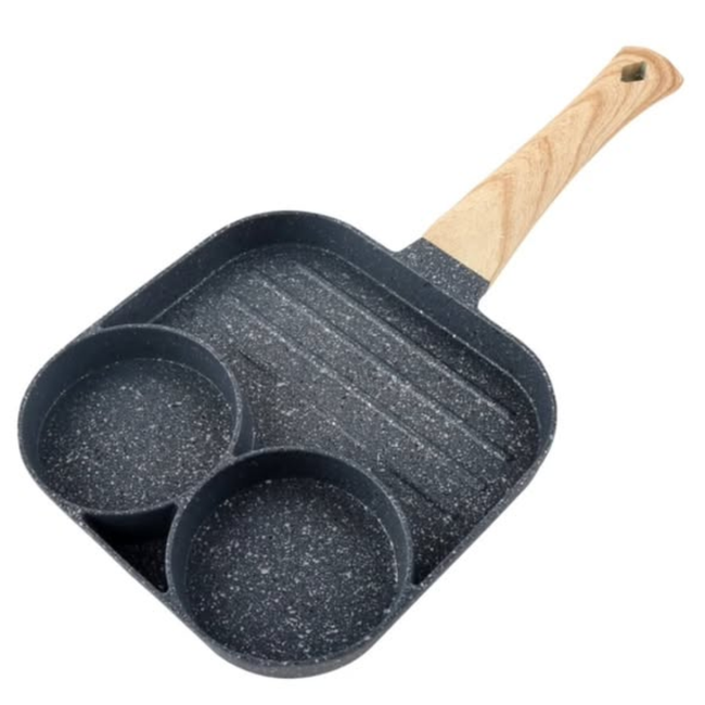 3 Compartment Nonstick Pancake Pan