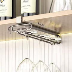 Under-Cabinet Single Wine Glass Holder