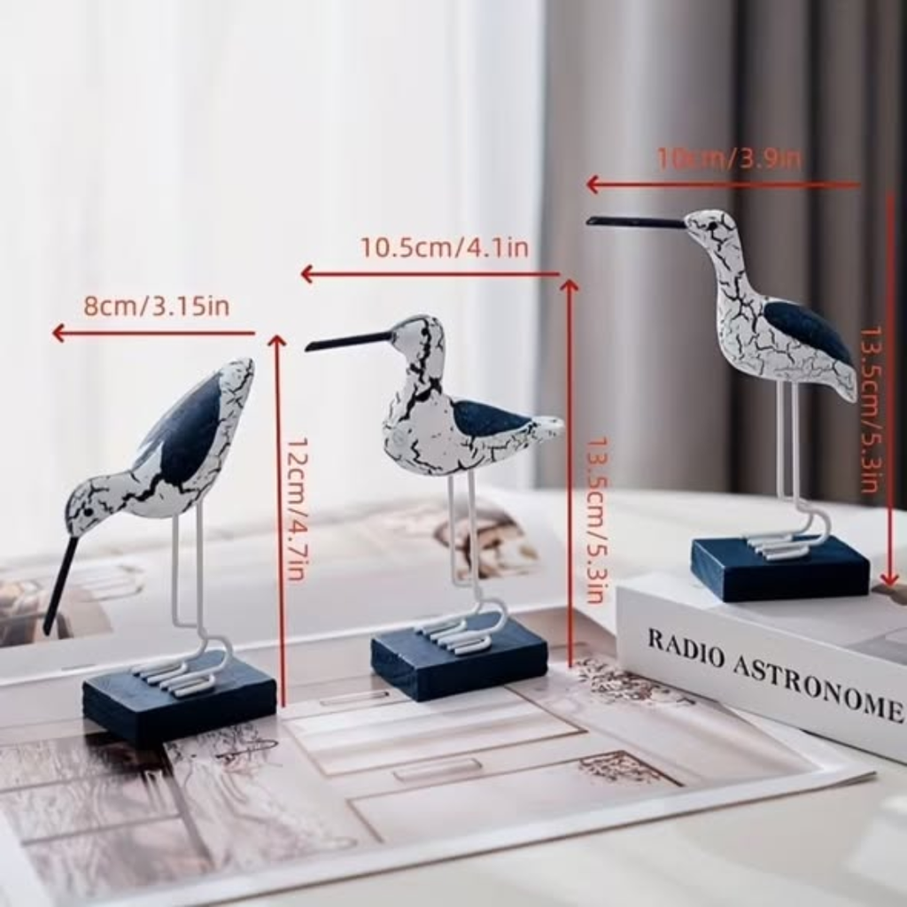 Wooden Seagulls Decor