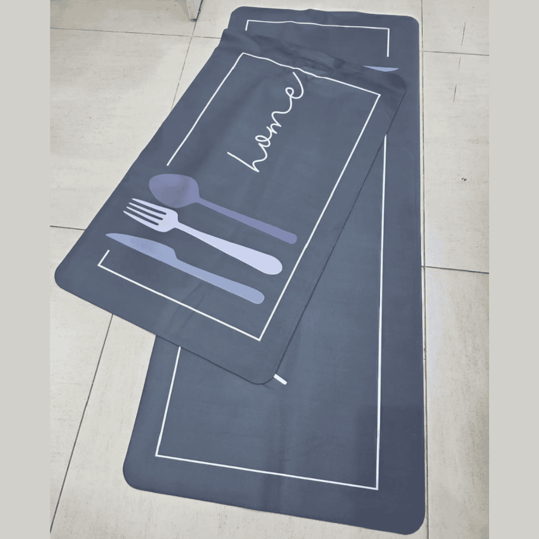 2pc Rubber Kitchen Mats