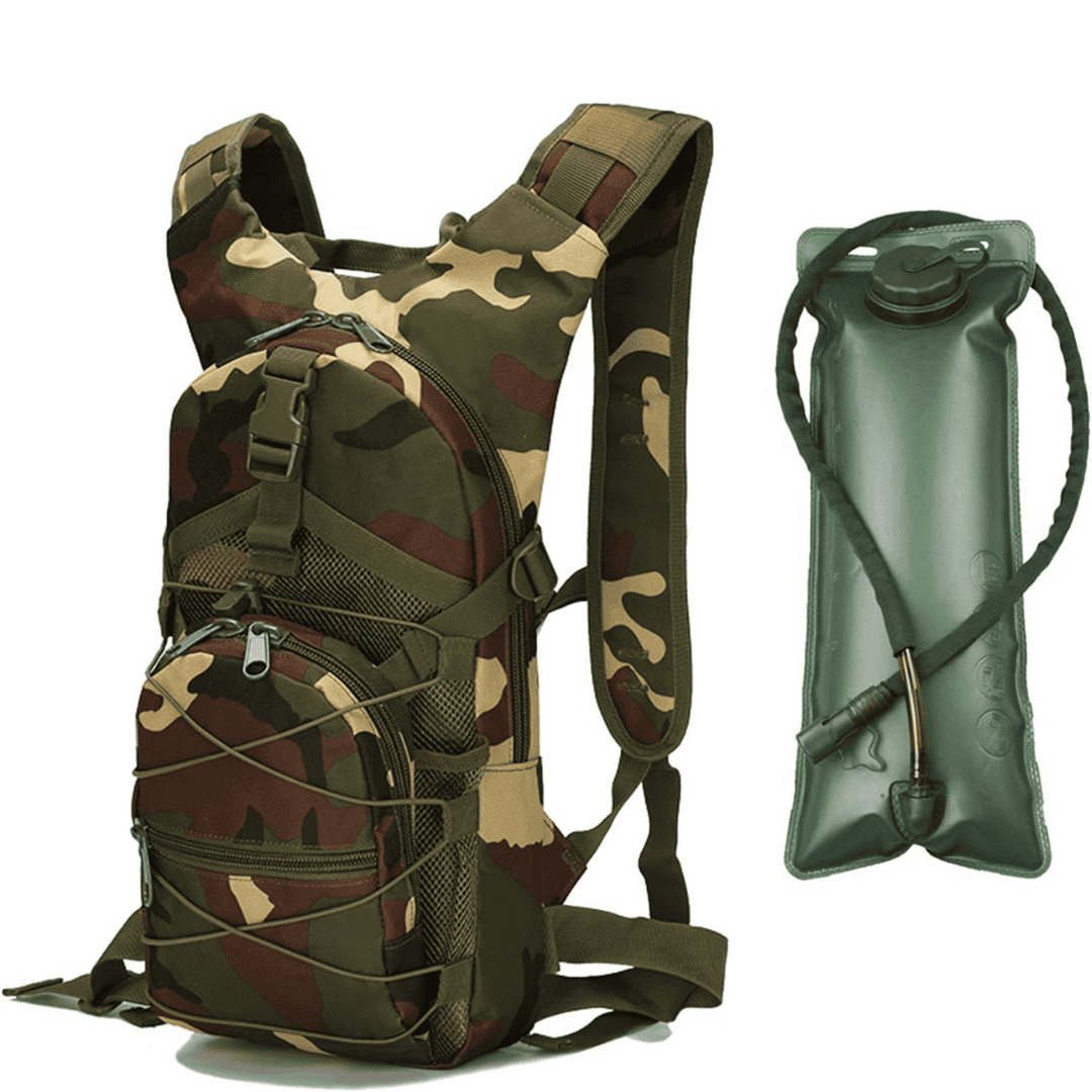 2-in-1 Hydration Backpack with 3L Insulated Water Bag