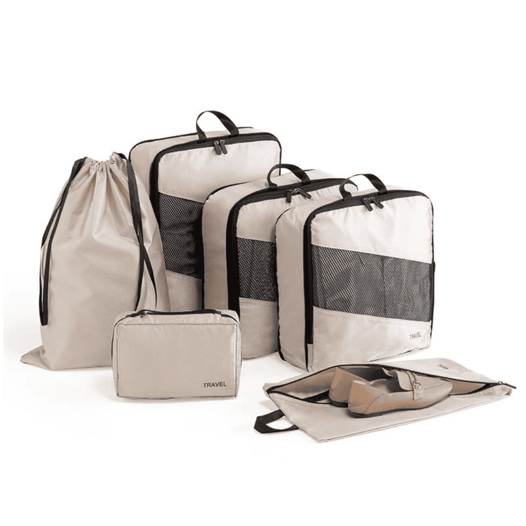 6pcs Set Compression Travel Bags