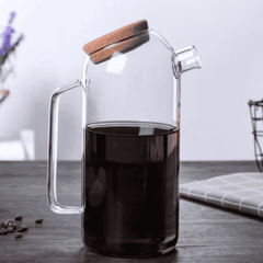 1800ml Borosilicate Juice Pitcher with Cork Lid