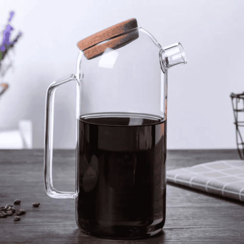 1800ml Borosilicate Juice Pitcher with Cork Lid