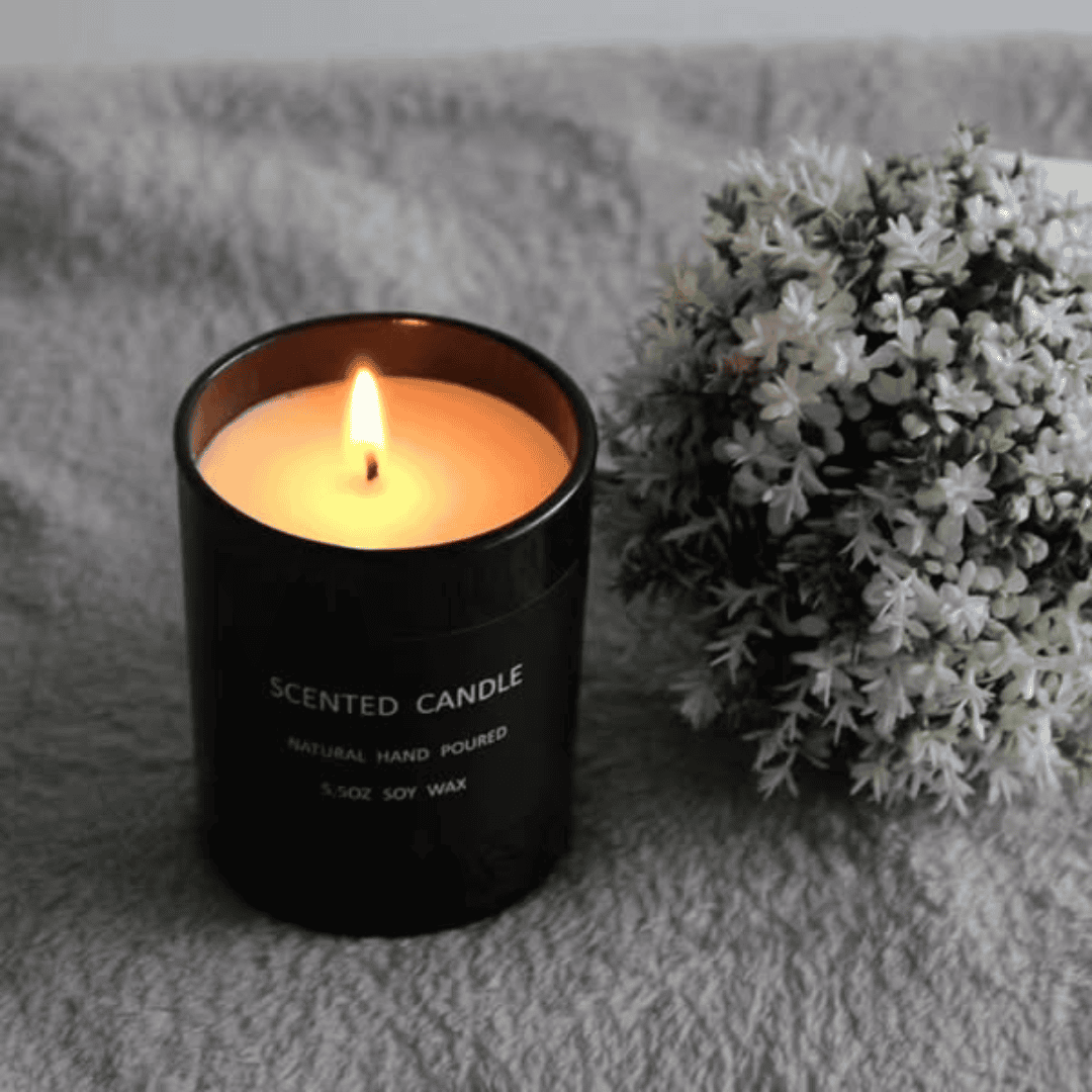 Soy Wax Scented Candle in Glass Jar