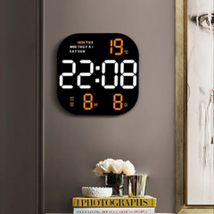 Smart led digital wall clock