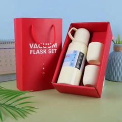 Stainless Steel 500ml Vaccum Flask With 2 Cups