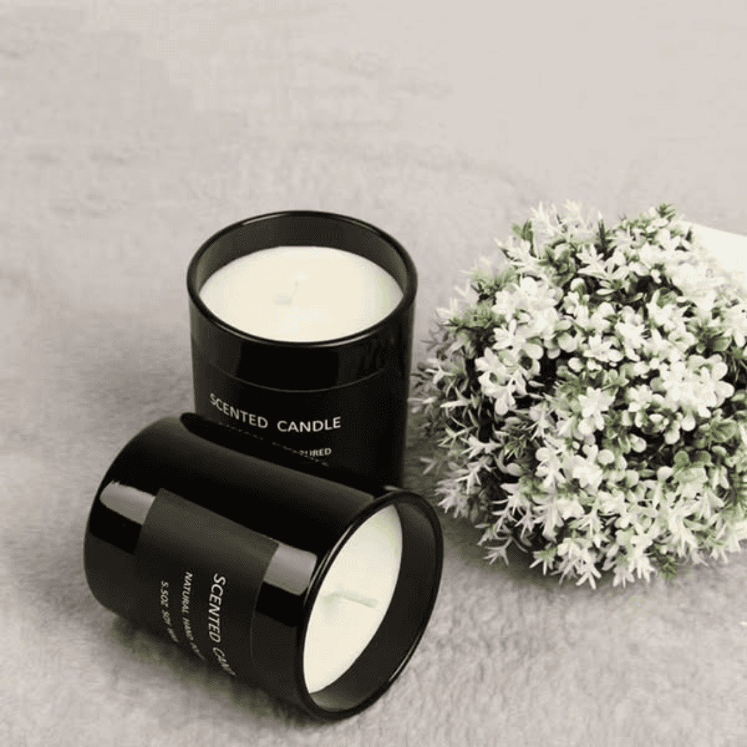 Soy Wax Scented Candle in Glass Jar