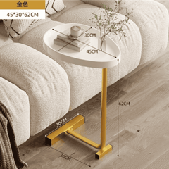 Coffee Table Side Table C-Shaped