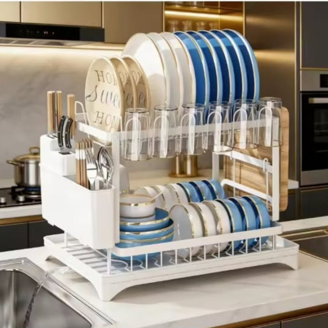 2 tier dishrack