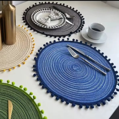 6pcs Round Table Placemats