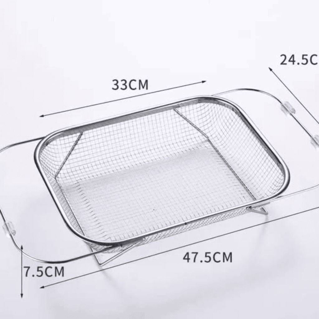 Stainless Steel Expandable Over-The-Sink Colander