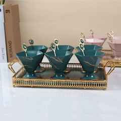 Ice cream ceramic cups