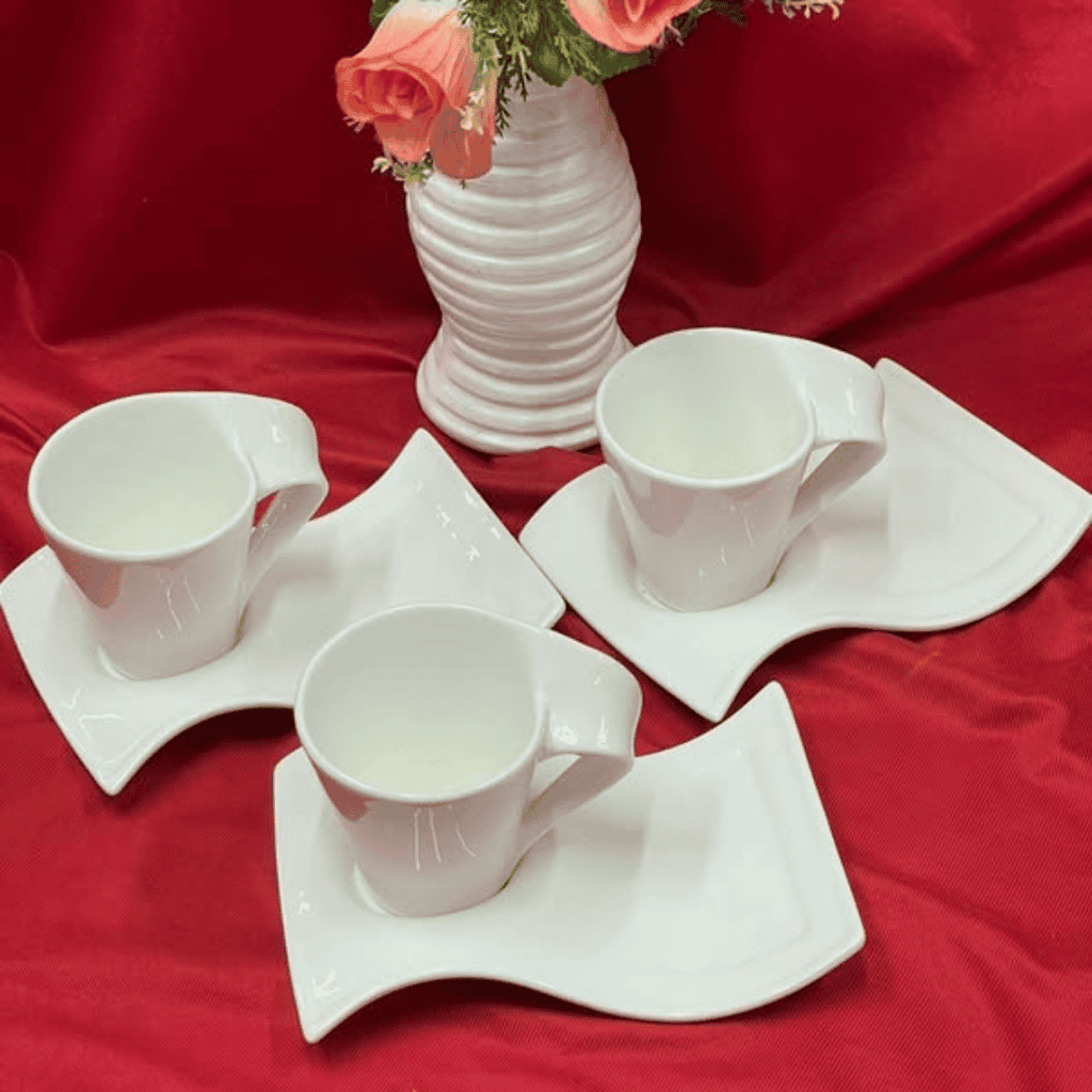 12 Pcs Cup Saucer Set