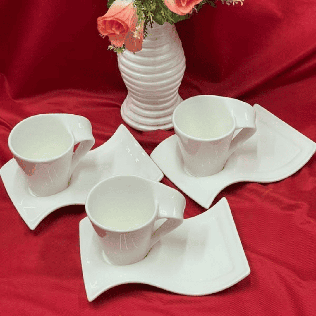 12 Pcs Cup Saucer Set