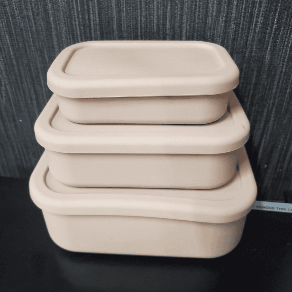 Leak-Proof and Food-Grade Silicone Lunch Box Set