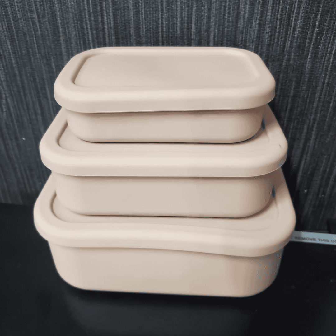 Leak-Proof and Food-Grade Silicone Lunch Box Set