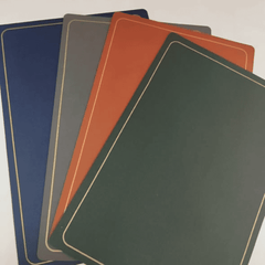 6Pcs Leather Anti-Slip Table Mats