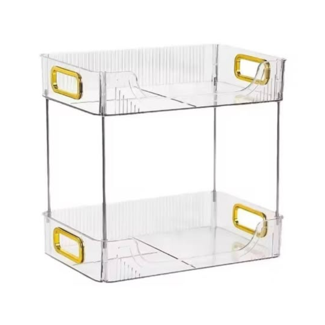 2 Layer Multipurpose Gold Organiser