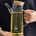 750ml Multipurpose Curved Glass Oil Jar