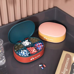Travel Mini 6 grid Medicine Travel Organizers