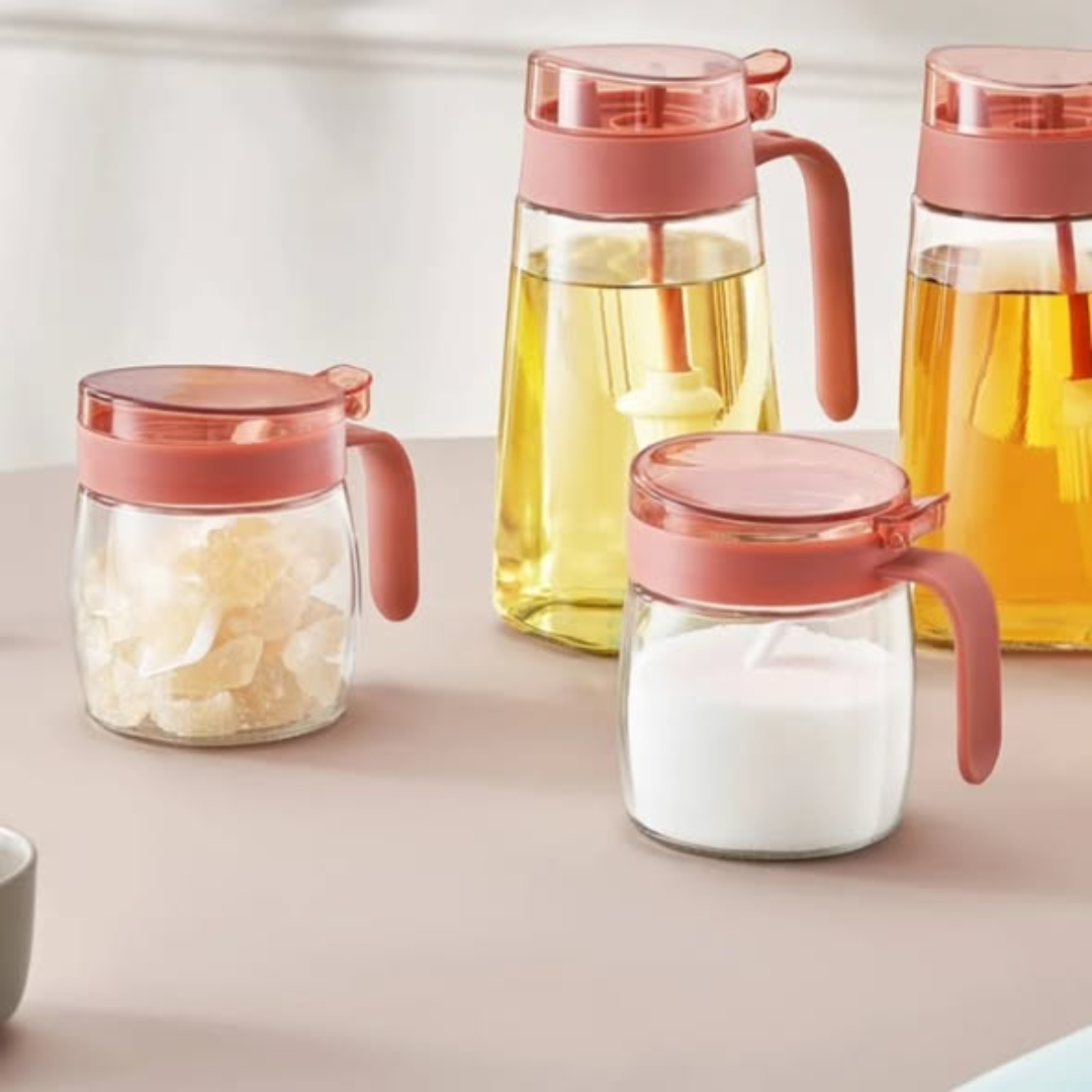 Oil Dispenser with Silicone Brush