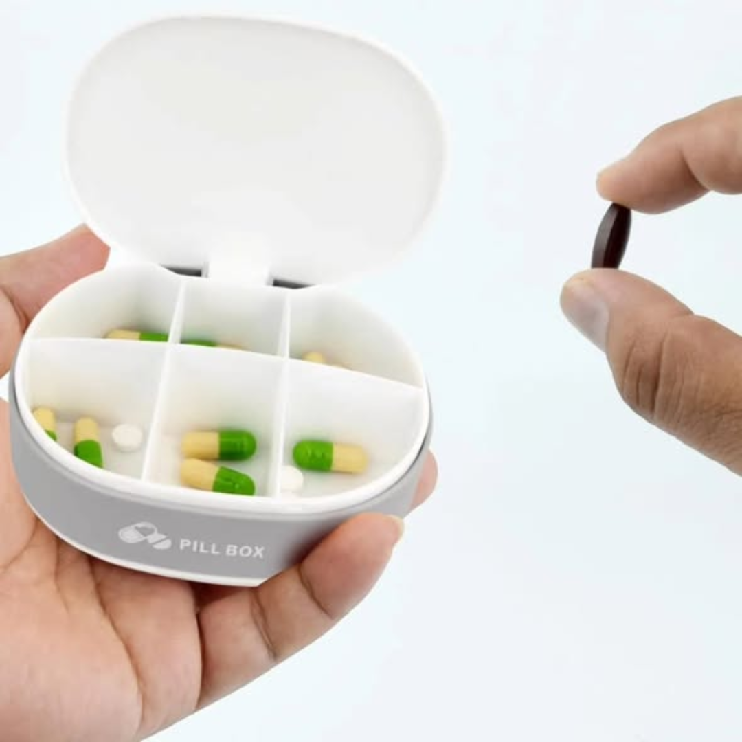 Travel Mini 6 grid Medicine Travel Organizers