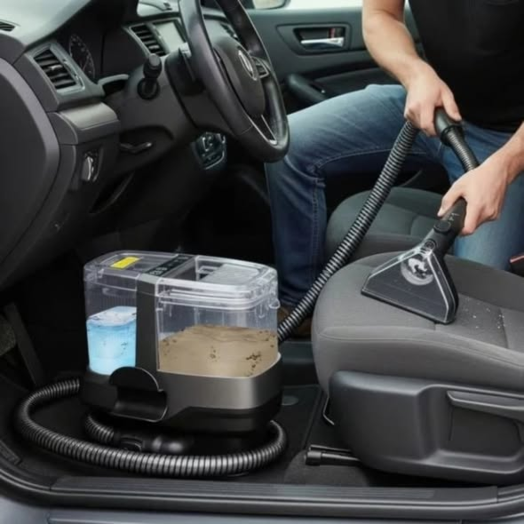 1800W Portable Spot Cleaner with Steam and Hot Water Vacuum