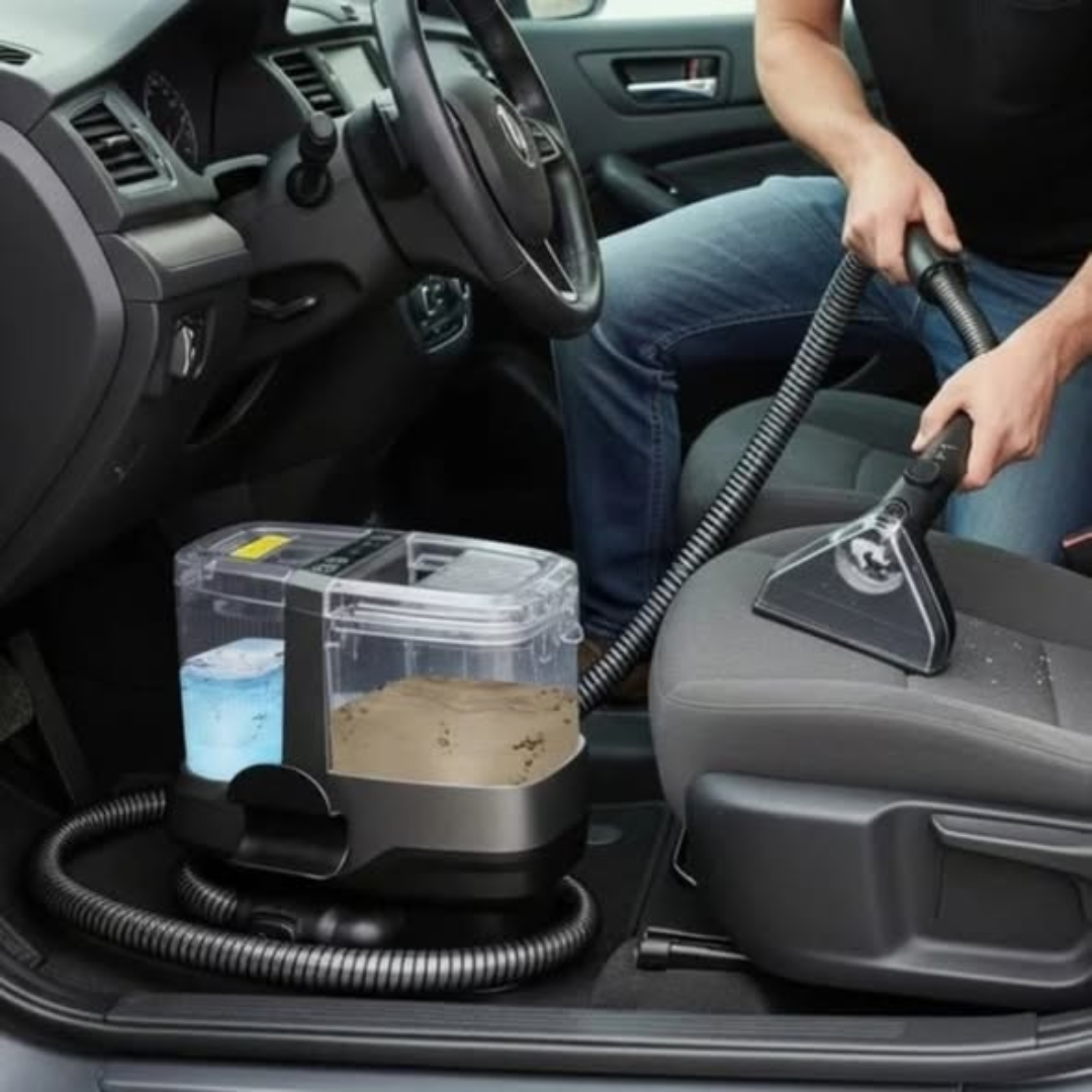 1800W Portable Spot Cleaner with Steam and Hot Water Vacuum