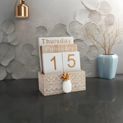 Wooden Block Calendar