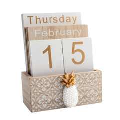 Wooden Block Calendar
