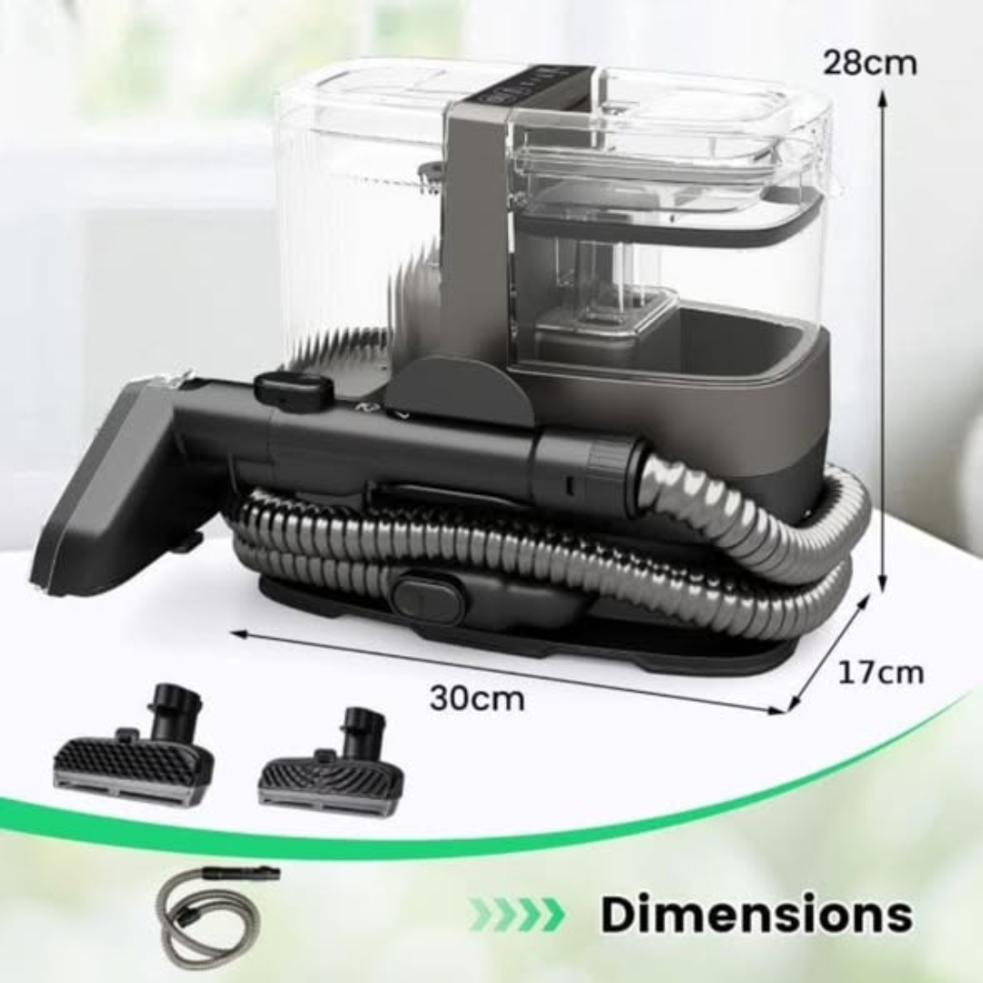 1800W Portable Spot Cleaner with Steam and Hot Water Vacuum