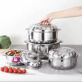 6pc Stainless Steel Hotpots