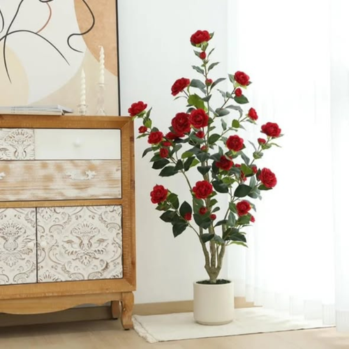 1.2m Realistic Artificial Camellia Tree