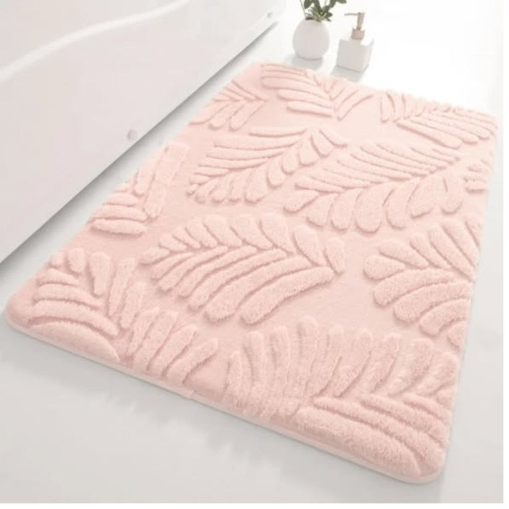 Memory sponge modern bath rugs