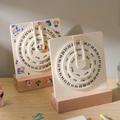 Minimal Rotating Desk Calendar